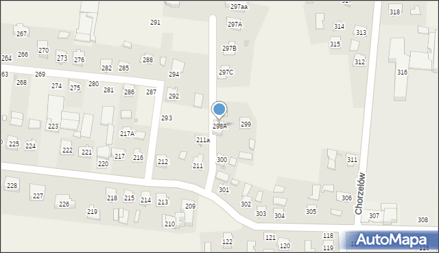 Chorzelów, Chorzelów, 298A, mapa Chorzelów