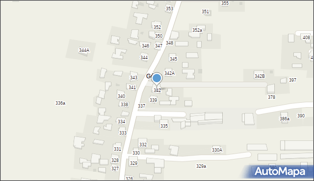 Chorzelów, Chorzelów, 342, mapa Chorzelów