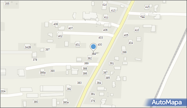 Chorzelów, Chorzelów, 394, mapa Chorzelów