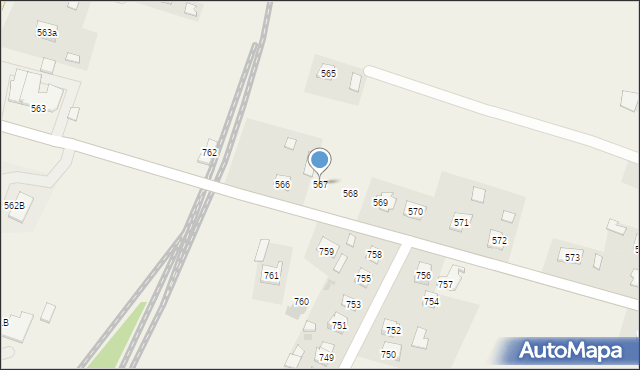 Chorzelów, Chorzelów, 567, mapa Chorzelów