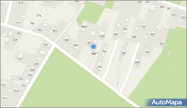 Chorzelów, Chorzelów, 588, mapa Chorzelów