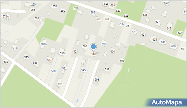 Chorzelów, Chorzelów, 596, mapa Chorzelów