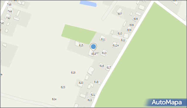 Chorzelów, Chorzelów, 614, mapa Chorzelów