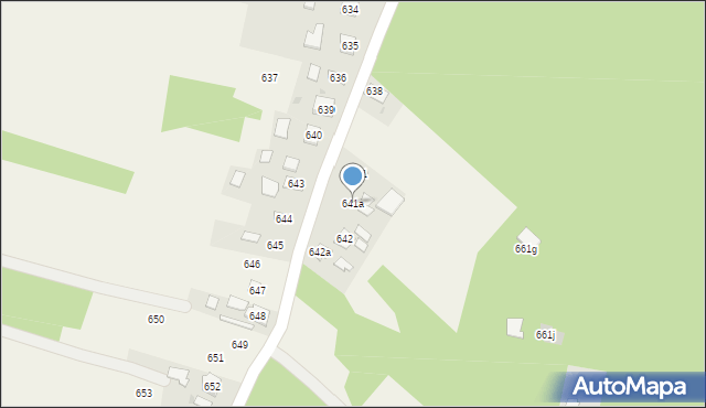 Chorzelów, Chorzelów, 641a, mapa Chorzelów