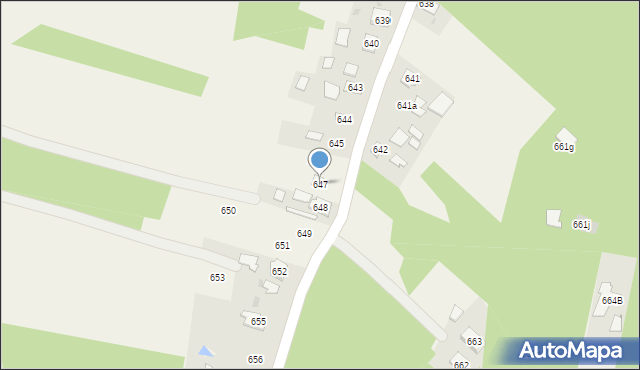 Chorzelów, Chorzelów, 647, mapa Chorzelów