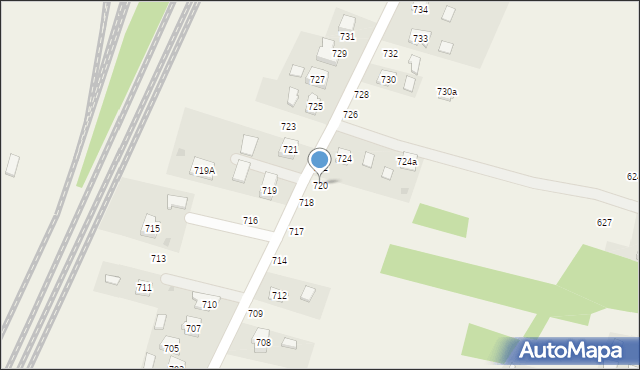 Chorzelów, Chorzelów, 720, mapa Chorzelów