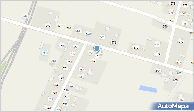 Chorzelów, Chorzelów, 757, mapa Chorzelów