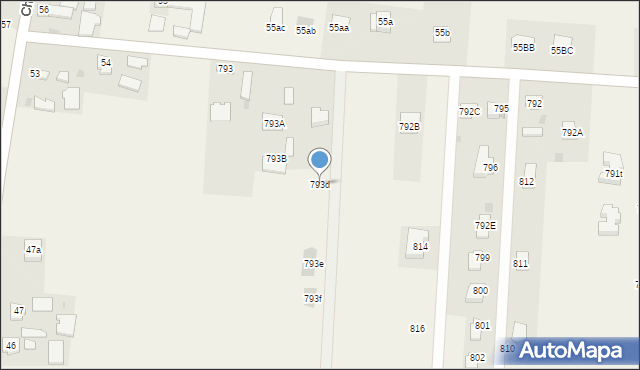 Chorzelów, Chorzelów, 793d, mapa Chorzelów