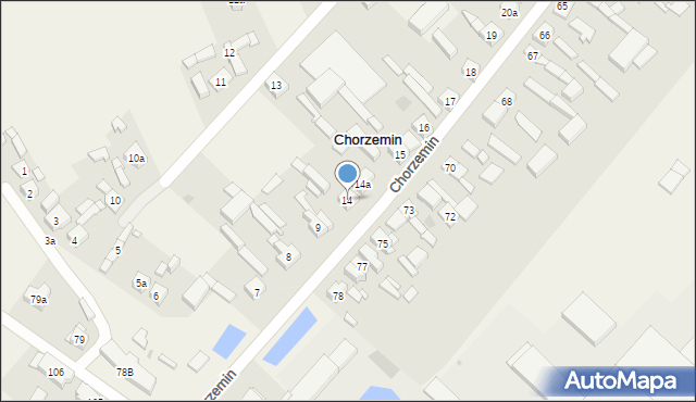 Chorzemin, Chorzemin, 14, mapa Chorzemin