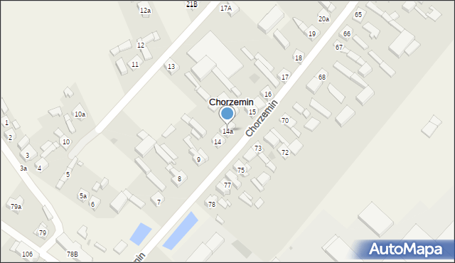 Chorzemin, Chorzemin, 14a, mapa Chorzemin