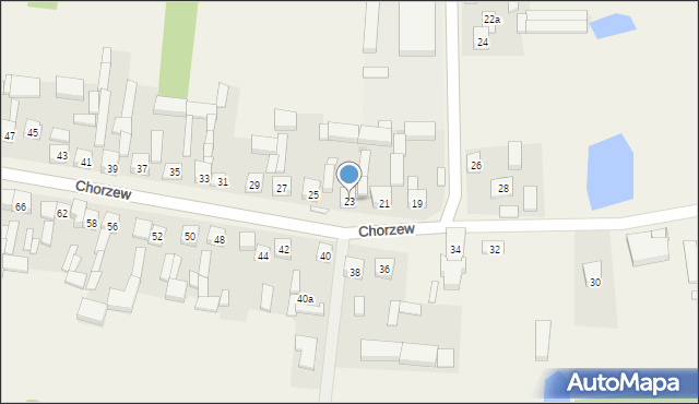 Chorzew, Chorzew, 23, mapa Chorzew