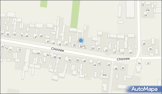 Chorzew, Chorzew, 33, mapa Chorzew