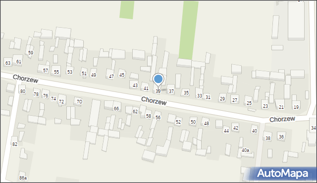 Chorzew, Chorzew, 39, mapa Chorzew