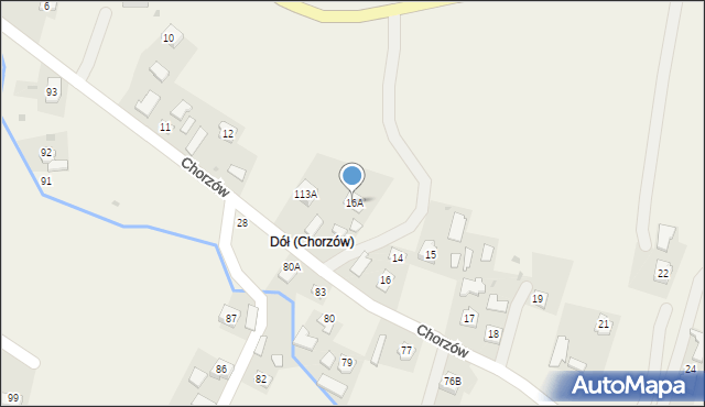 Chorzów, Chorzów, 16A, mapa Chorzów