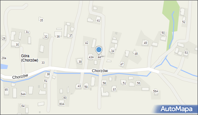 Chorzów, Chorzów, 44, mapa Chorzów