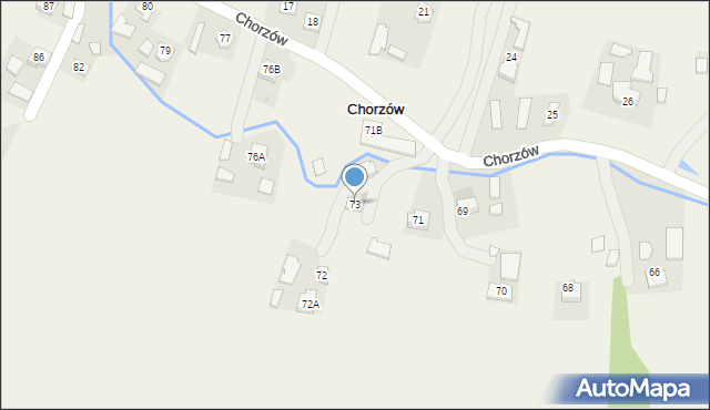 Chorzów, Chorzów, 73, mapa Chorzów