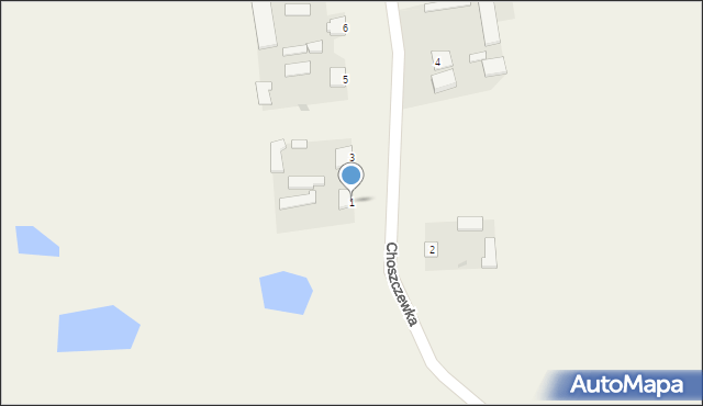 Choszczewka, Choszczewka, 1, mapa Choszczewka