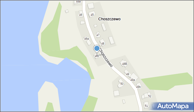 Choszczewo, Choszczewo, 46c, mapa Choszczewo