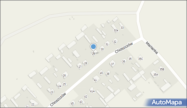 Choszczów, Choszczów, 29, mapa Choszczów