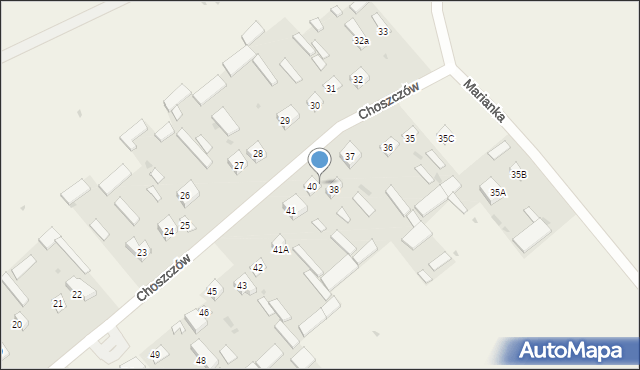 Choszczów, Choszczów, 39, mapa Choszczów