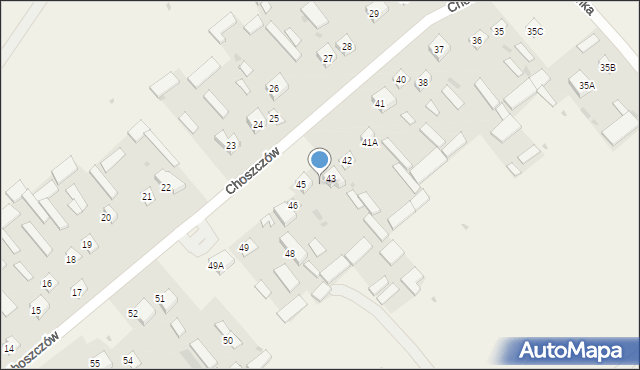 Choszczów, Choszczów, 44, mapa Choszczów