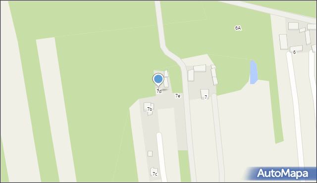 Choszczówka Dębska, Choszczówka Dębska, 7d, mapa Choszczówka Dębska