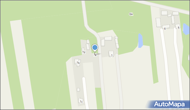 Choszczówka Dębska, Choszczówka Dębska, 7e, mapa Choszczówka Dębska