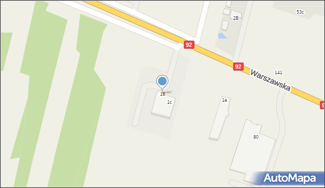 Choszczówka Rudzka, Choszczówka Rudzka, 1B, mapa Choszczówka Rudzka