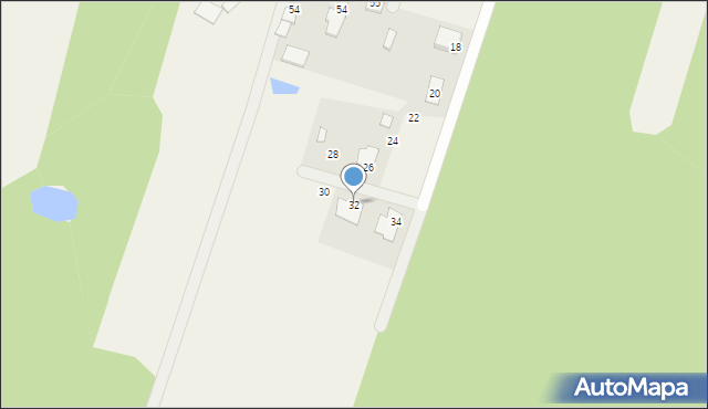 Choszczówka Stojecka, Chabrowa, 32, mapa Choszczówka Stojecka