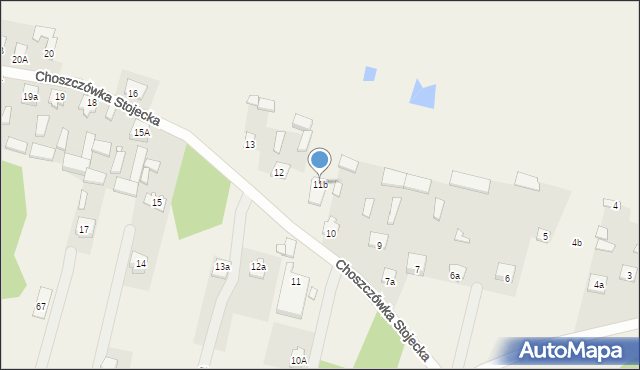 Choszczówka Stojecka, Choszczówka Stojecka, 11b, mapa Choszczówka Stojecka