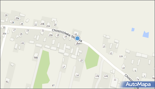 Choszczówka Stojecka, Choszczówka Stojecka, 16a, mapa Choszczówka Stojecka