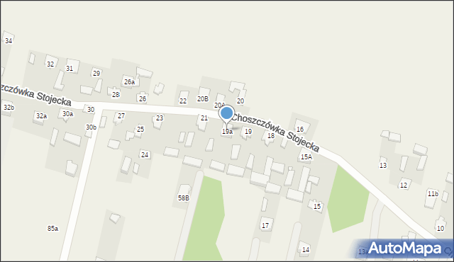Choszczówka Stojecka, Choszczówka Stojecka, 19a, mapa Choszczówka Stojecka