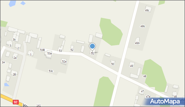 Choszczówka Stojecka, Choszczówka Stojecka, 51, mapa Choszczówka Stojecka