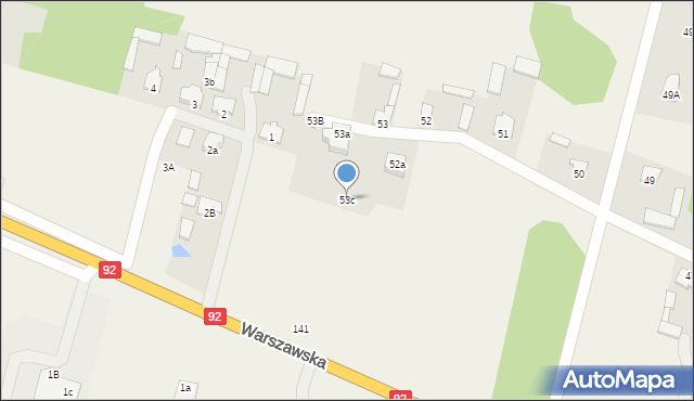 Choszczówka Stojecka, Choszczówka Stojecka, 53c, mapa Choszczówka Stojecka