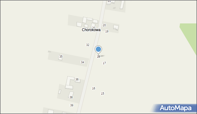 Chotelek, Chotelek, 18, mapa Chotelek