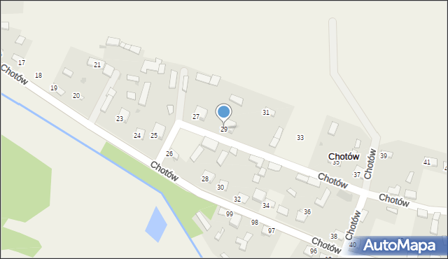 Chotów, Chotów, 29, mapa Chotów