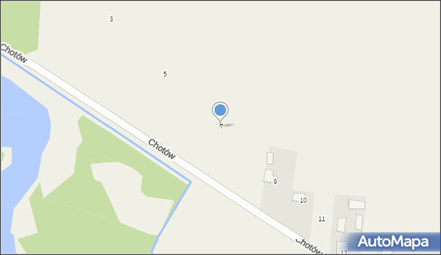 Chotów, Chotów, 7, mapa Chotów
