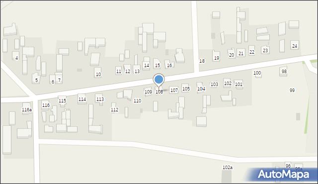 Chotów, Chotów, 108, mapa Chotów