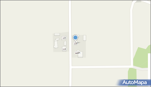 Chotów, Chotów, 118, mapa Chotów