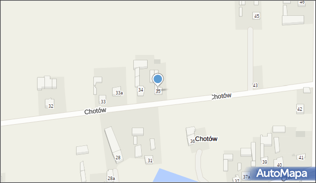 Chotów, Chotów, 35, mapa Chotów