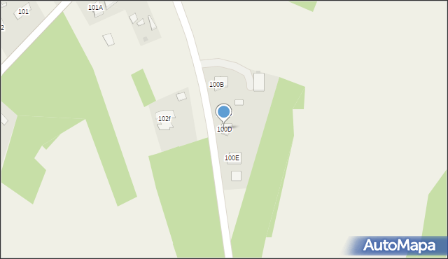 Chotowa, Chotowa, 100D, mapa Chotowa