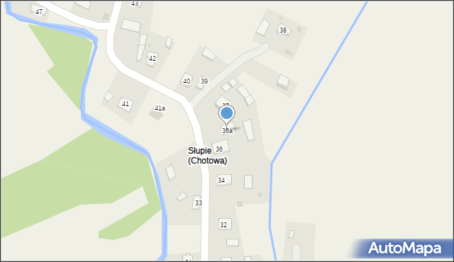 Chotowa, Chotowa, 36a, mapa Chotowa