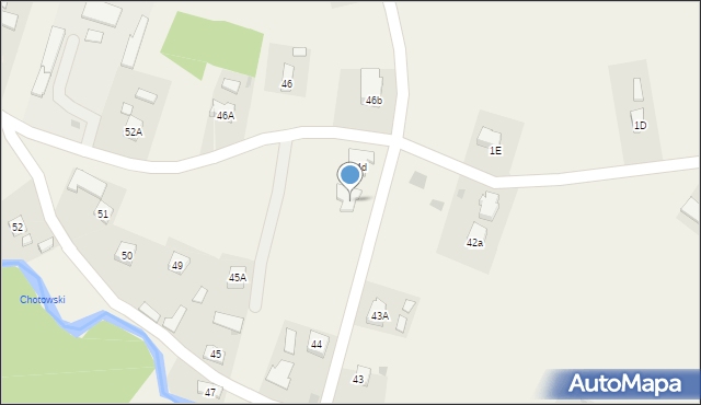 Chotowa, Chotowa, 44c, mapa Chotowa