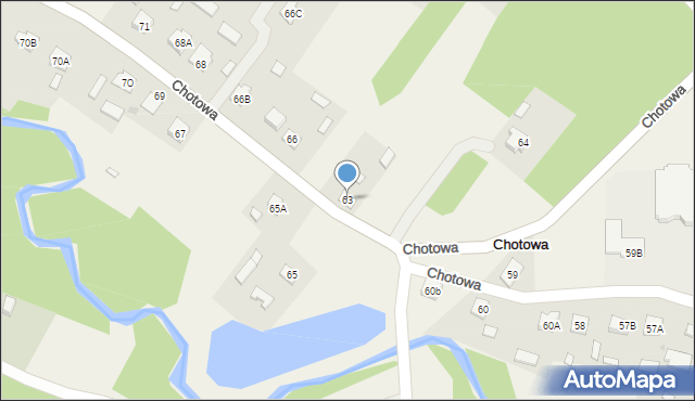 Chotowa, Chotowa, 63, mapa Chotowa