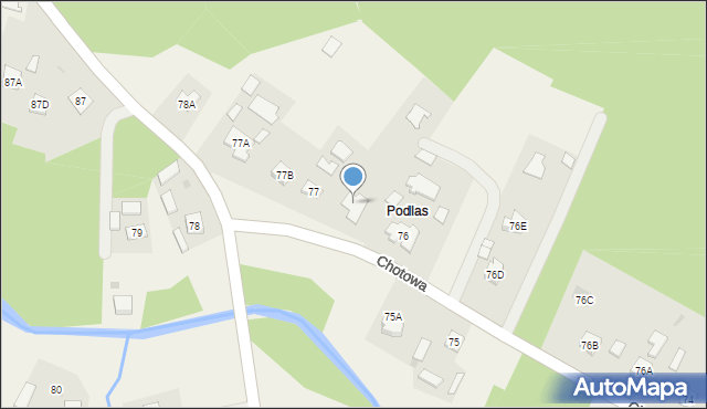 Chotowa, Chotowa, 77c, mapa Chotowa