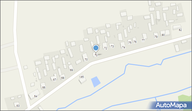 Chotylub, Chotylub, 71, mapa Chotylub