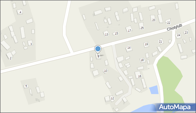 Chotylub, Chotylub, 8, mapa Chotylub