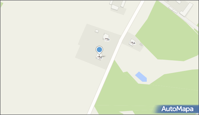 Chotynia, Chotynia, 75d, mapa Chotynia