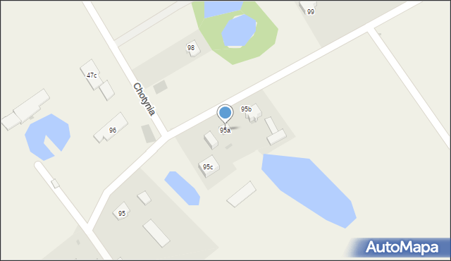 Chotynia, Chotynia, 95a, mapa Chotynia