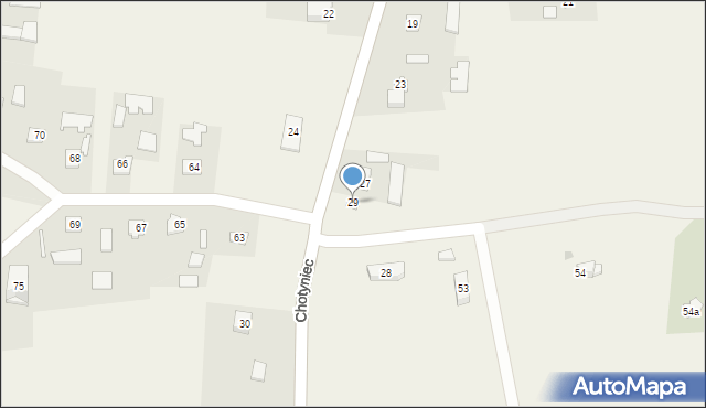 Chotyniec, Chotyniec, 29, mapa Chotyniec
